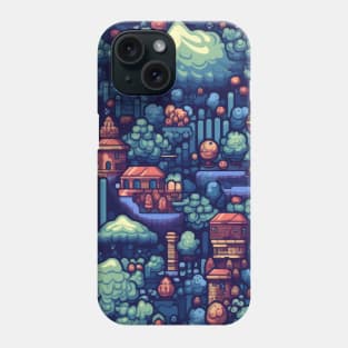 Pixel Art Repeating Pattern Phone Case