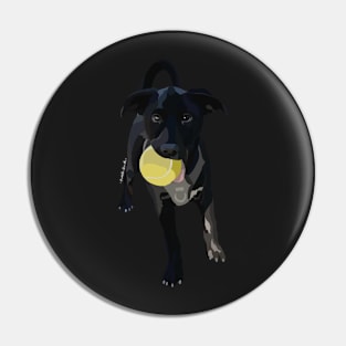 Puppy with Ball Pin