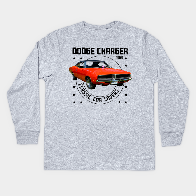 Classic Car Dodge Charger 1969 - Classic Car - Kids Long Sleeve T-Shirt ...