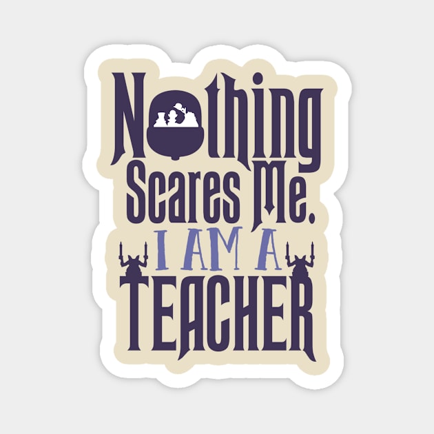 Haunted Mansion Teacher Magnet by The Happy Teacher