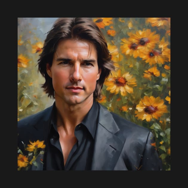 Tom Cruise art watercolor by nonagobich