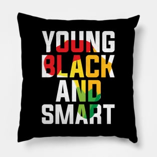 Young Black and Smart Pillow