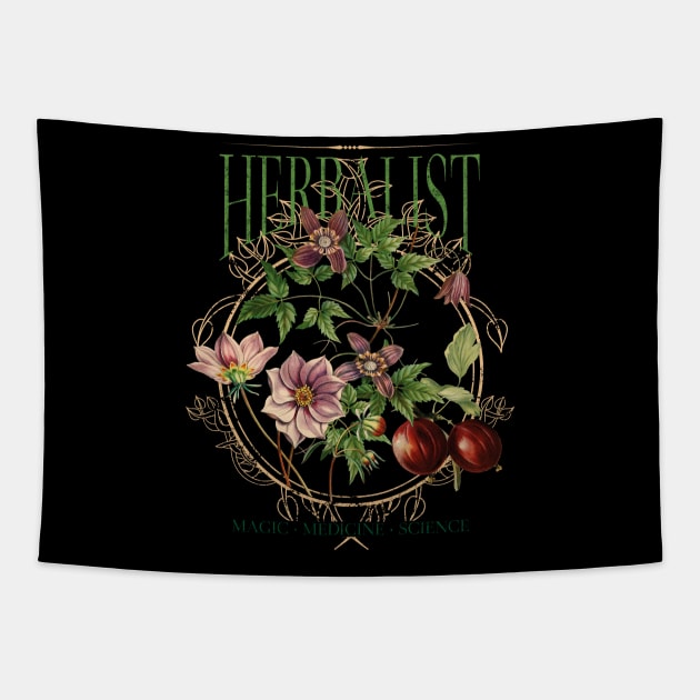 Herbalist - Magic, Medicine, Science Tapestry by LAPublicTees