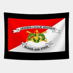 3rd Armored cavalry Regiment Colors Tapestry