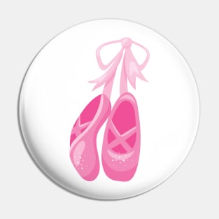 Ballet Shoes, Ballet Slippers, Ballet Dance, Pink Pin