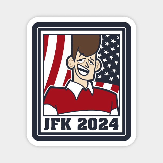 JFK 2024 Magnet by CoDDesigns