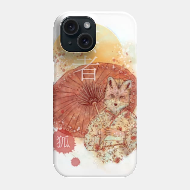 Fox Geisha Phone Case by OtakuDezain