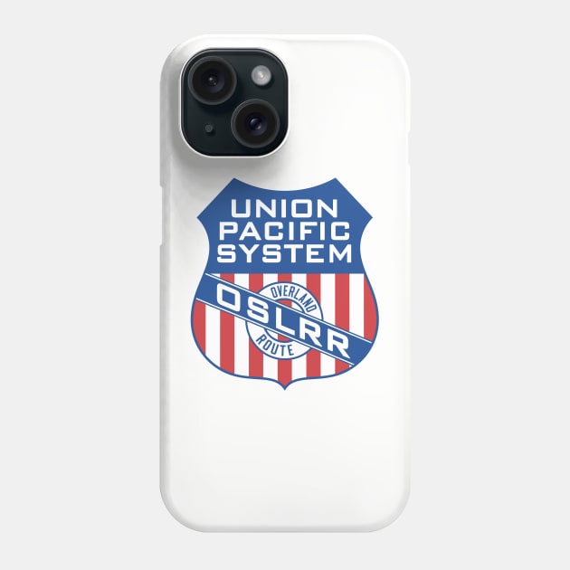 Union Pacific Oregon Short Line Railroad Old Style Logo Phone Case by MatchbookGraphics