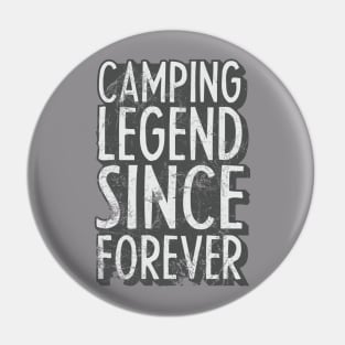 Camping legend since forever, retro camping, Retro Happy Camper, Funny Camping, Hiking Gift Cool Camp, gift for camper. Pin