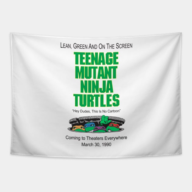 Vintage Turtles Tapestry by old_school_designs