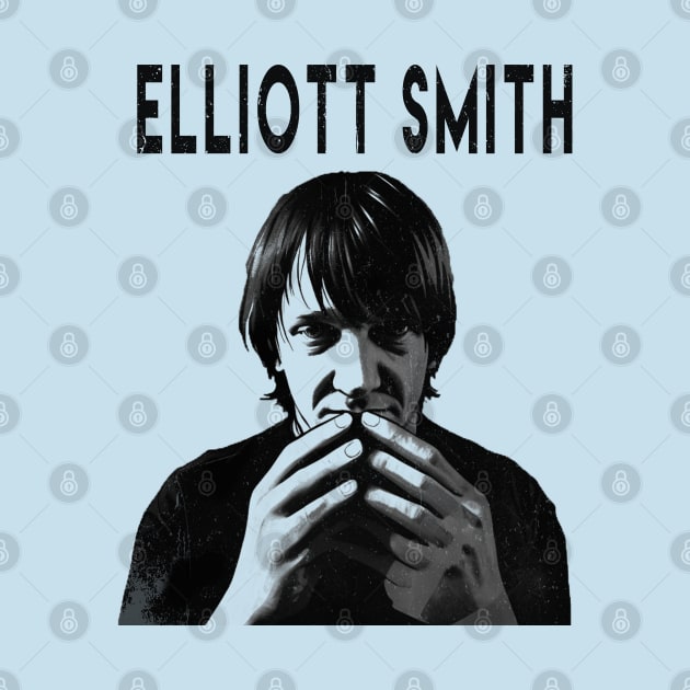 Vintage Styled Fan Art Design - Elliott Smith by Moulezitouna