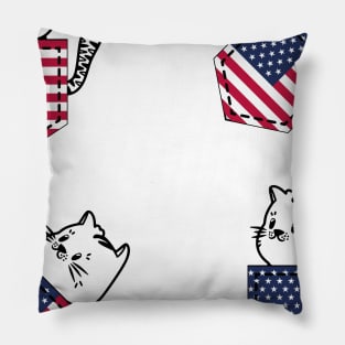 Patriotic Pocket Pussy - Cat Lover -  American Patriot Pillow