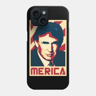 Donald Trump Merica Retro Propaganda Phone Case