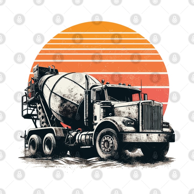 Concrete Mixer Truck by Vehicles-Art