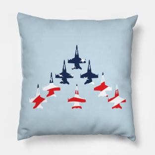 F-18 Hornets in Formation flight Pillow