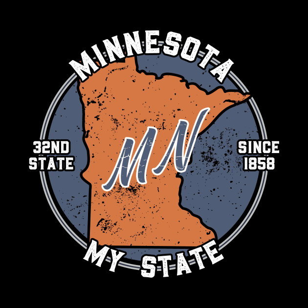 Minnesota My State Patriot State Tourist Gift by atomguy