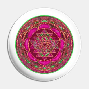 Lakshmi Yantra Mandala Pin