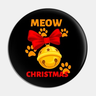 Meow Christmas Pin