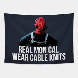 Real Mon Cal Wear Cable Knits Tapestry