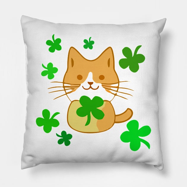 on St. Patrick’s Day bird bag Pillow by Martin Young