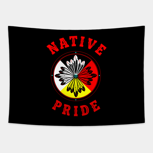 NATIVE PRIDE 5 Tapestry by GardenOfNightmares