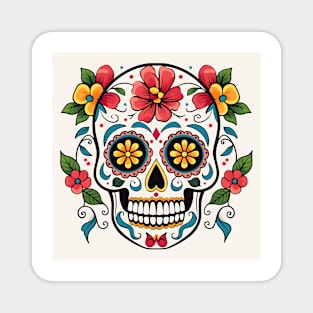 Day of the Dead Sugar Skull 19 Magnet