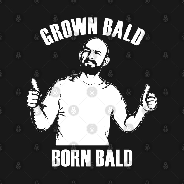 Grown bald, born bald - White by SoulDividedArt