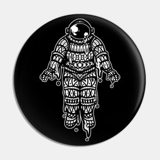 Astronaut Drippy Tribal Pin