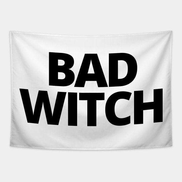 WITCHCRAFT WICCA DESIGN: BAD WITCH Tapestry by Chameleon Living