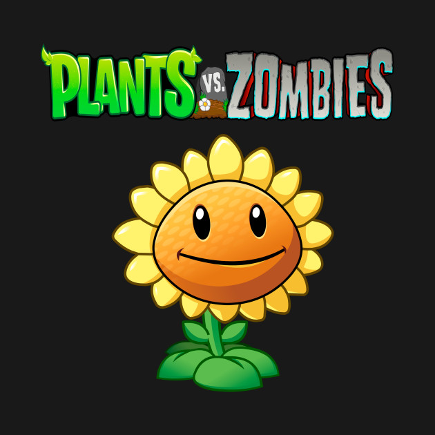 Disover Sunflower design | Plants vs Zombies - Videogames - T-Shirt