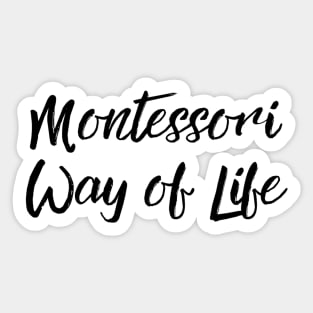 Montessori Mama Sticker for Sale by Januaryjuneco