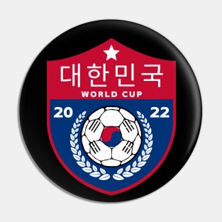 South Korea Football Pin