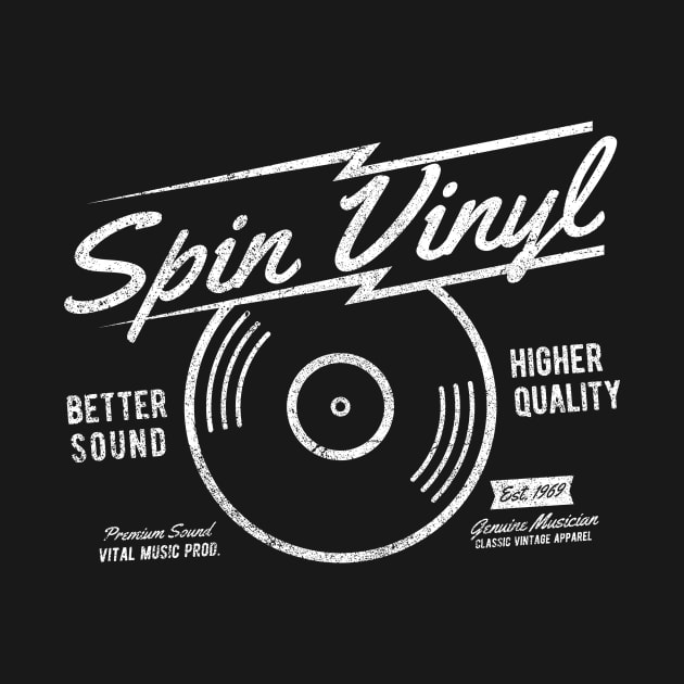 Spin Vinyl Retro Record by NativeGrit