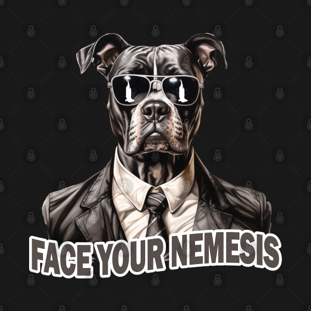 Pit  Bull Face Your Nemesis - Motivational Inspirational by VoluteVisuals