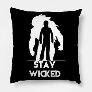 Wicked Studios - Stay Wicked (White Ver.) Pillow