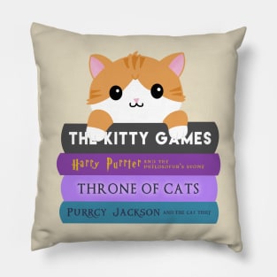 Books & Cats Pillow