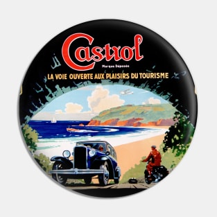 Vintage Advertising Poster France Castrol Pin