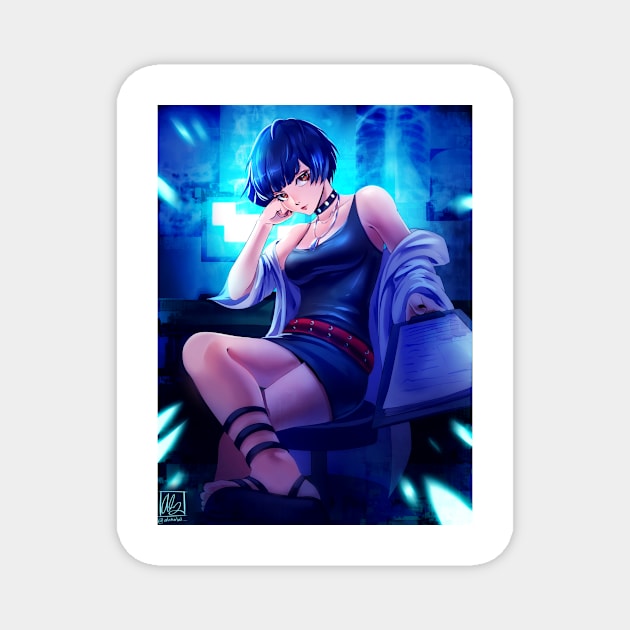 Tae Takemi Magnet by alinalal