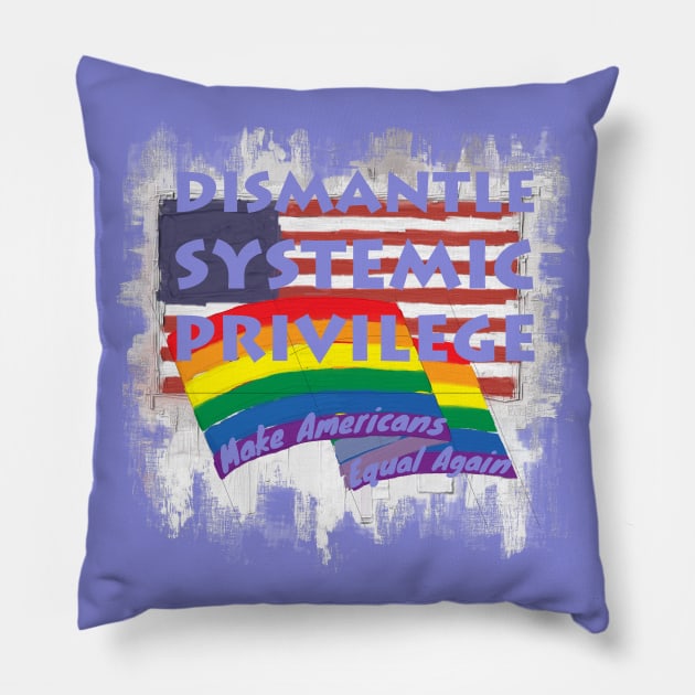 Stop Endemic Injustice (naked) Pillow by rikarts