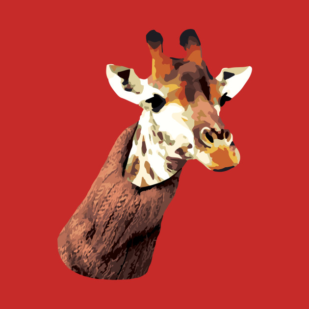 Giraffe wearing a turtleneck funny Giraffe TShirt TeePublic
