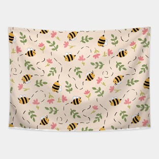 Bee Pattern - Summer Pattern Tapestry