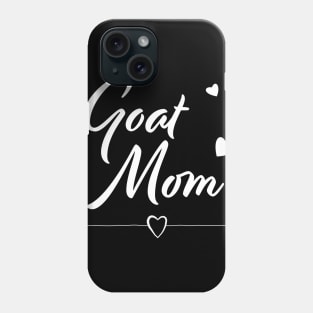 Goat Mom Hearts Love Female Farming Animals Gift Phone Case