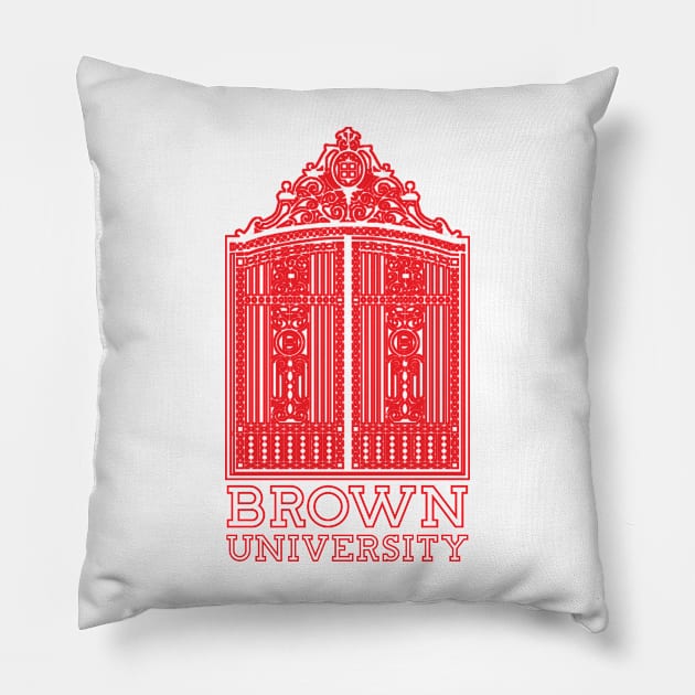 Brown University Pillow by MiloAndOtis