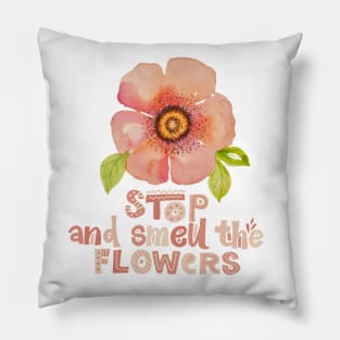 pink flower , smell Pillow