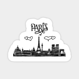 Paris - World Cities Series by 9BH Magnet