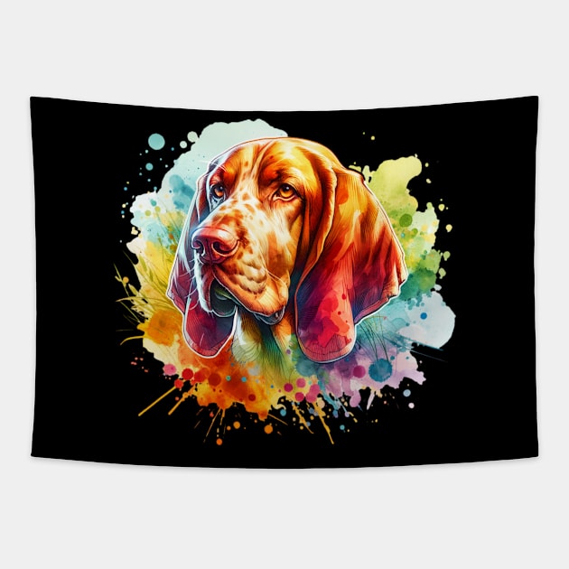 Bracco Italiano Tapestry by The Jumping Cart