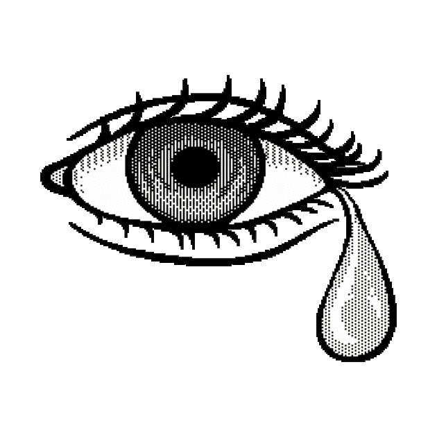 Crying Eye Pixel Art by WannabeArtworks