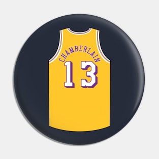 Wilt Chamberlain Los Angeles Jersey Qiangy Pin