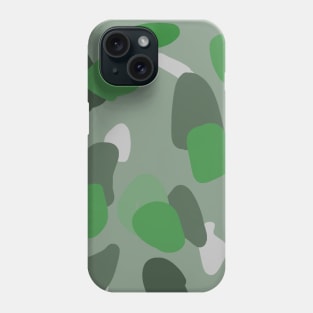 Green camouflage pattern art Phone Case