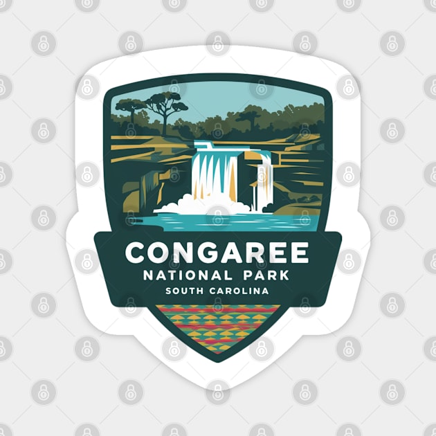 Congaree National Park Waterfalls Magnet by Perspektiva